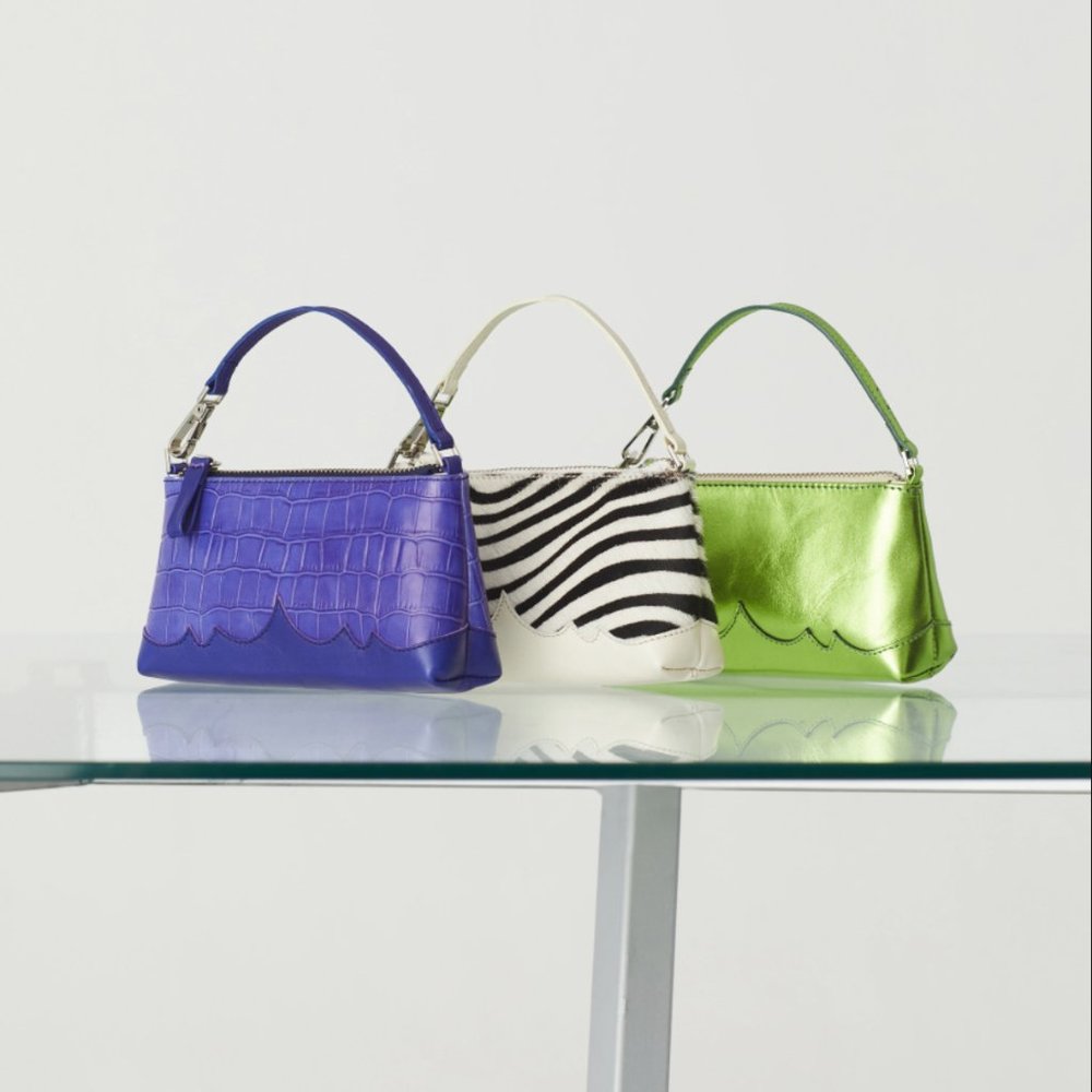 Paloma Wool Milo green leather bag NWT - Picture 5 of 15